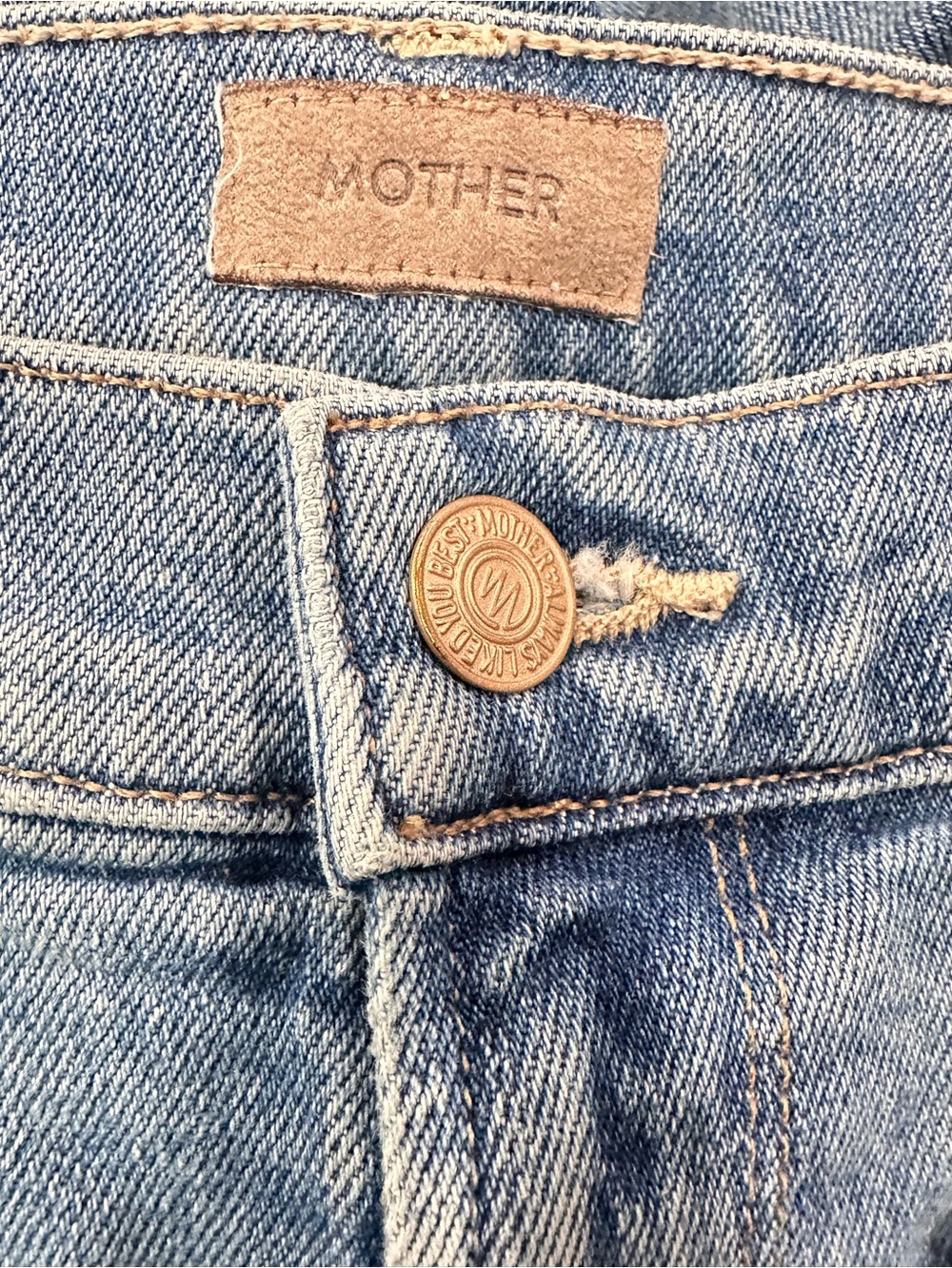 Mother Patch Pocket Mid Rise Maven Ankle Jeans Sz 28” - Picture 15 of 16